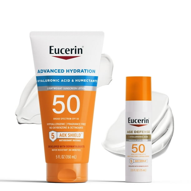 Paquete de protección solar Eucerin Sun Advanced Hydration SPF 50