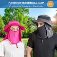 thumbnail image 3 of chapeau De Protection Solaire Homme Femme Respirant Pliables Chapeau De Randonne Avec Protection Du Cou Schage Rapide Chapeau De Pcheur Large Bor, 3 of 5