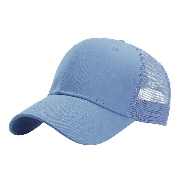 Trucker Hat Baseball Cap Structured Six Panel Adjustable Snapback Blank Design for Men and Women