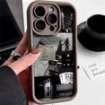 thumbnail image 2 of Funda de silicona para teléfono con silueta de vida cotidiana para iPhone 16 15 Pro Max 14 13 12 11 XS Max XR X 7 8 Plus, funda suave a prueba de golpes con diseño de caramelo, 2 of 4