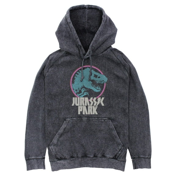 Mens Jurassic World Neon Pop Fossil Lightweight Hoodie