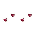 thumbnail image 3 of relayinert Lightweight Studs Earring For Woman Stylish Accessory For Any Outfit Red 2Set, 3 of 6