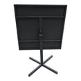 thumbnail image 2 of HomeRoots 372206 Gray Steel Dining Table - 32 x 32 x 29 in., 2 of 3