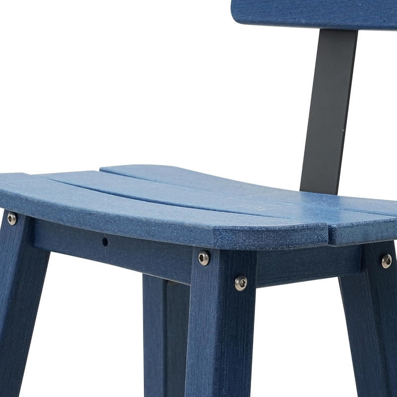 Outdoor Bar Table, HDPE Patio Bar Table, All Weather Height Patio Tables, Outdoor Bar Height Table, Tall Bistro Pub Table for Outside Deck, Porch