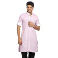 thumbnail image 1 of Saris and Things Kurta en Tissu de Coton Prune pour Hommes. Ce Produit Est Fait sur Commande., 1 of 5