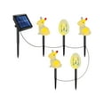 thumbnail image 2 of Upgraded 5-Pack Solar Easter Egg Stake Lights for Easter Decorations, Outdoor Waterproof Solar Easter Yard Stake Easter Lighted Egg Lights for Garden Patio Yard Pathway Lawn Decor (Rabbit+Egg+Carrot), 2 of 7