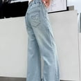 thumbnail image 6 of JLMSPLWG Girls&nbsp;Flare&nbsp;Denim&nbsp;Jeans Tween Girl Wide Leg Denim Pants Girl's High Waisted Bootcut Jean Kids Soft Cute Pantalones with Pockets Girl's Clothes, 6 of 9