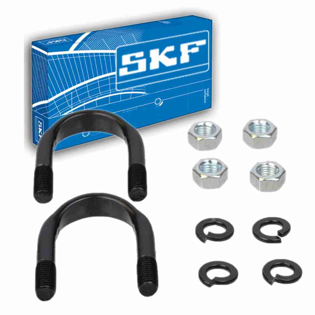 SKF Front Shaft Rear Joint Universal Joint UBolt Kit compatible with
