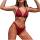thumbnail image 3 of TaTaai Women's High Cut V Neck Bikini, Adjustable Suspender Swimsuit with Removable Bra, Perfect for Summer and Water Activities Gift, 3 of 5
