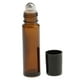 thumbnail image 4 of 6 botellas de perfume de vidrio premium de 10 ml con tapa enrollable para aceites esenciales, esencias, Marron oscuro, 4 of 9