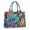 Colorful Tropical Leaf, variant on Large Capacity Tote Bag,Colorful Tropical Leaf Pattern Handbag Fashion Luxury Tote Bag,15.7"x13"x 5.1" Inches,Laptop Compatible