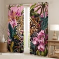 thumbnail image 2 of Homewish 3D Leopard Animal Blackout Curtains Set of 2 (52x84 Each), Jungle Cheetah Wildlife Window Curtains, Modern Fashion Curtains and Drapes, Blackout Curtains Room Decor, 2 of 6