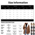 thumbnail image 5 of Women's Winter Warm Faux Shearling Coat, Button Down Sherpa Fleece Jacket with Pockets, Stylish Outerwear, 5 of 5