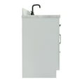 thumbnail image 6 of Ariel Hepburn 49 In. Oval Sink Vanity With 1.5 In. Carrara White Countertop In Grey, 6 of 10