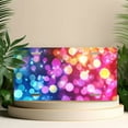 thumbnail image 4 of License Plate, Colorful Bokeh Background Decorative Front,Personalized Stainless Steel License Plate Cover For Men Women,12.2" X 6.2", 4 of 6