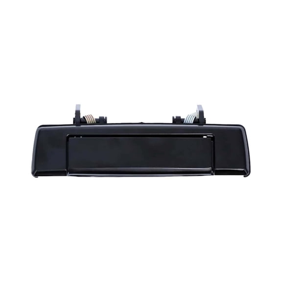 KarParts360 For Mazda B2200/B2600 1990 1991 1992 1993 Exterior Door Handle | Plastic | Gloss | Black Color | With Key Lock Hole