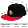 thumbnail image 4 of Dandys World Baseball Cap, Children's Hip-Hop Adjustable Snap Button Baseball Cap, 4 of 6