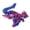 Laser Purple, variant on 8.6 Inch 3D Printed Rainbow-Dragon with Wings Collectible Figurine for Home Office Executive Desk Decor