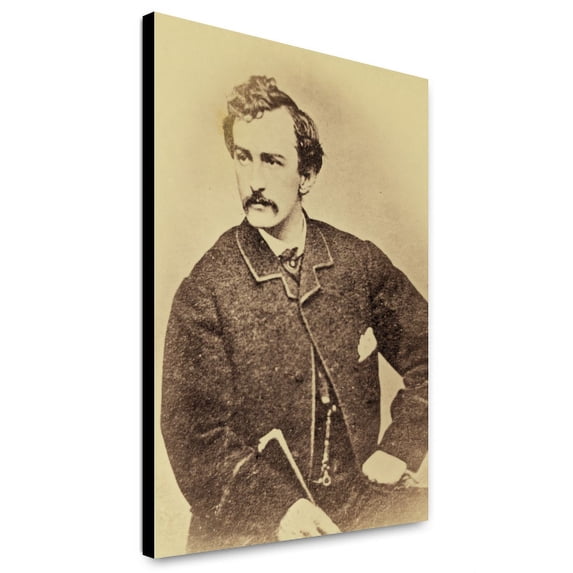 Canvas Print: John Wilkes Booth, circa 1861
