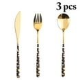 thumbnail image 2 of Coofit Flatware Cutlery Set Classic: 3PCS Stainless Steel Tableware Set Serving Utensil, 2 of 10