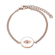 thumbnail image 4 of Pulsera para Mujer con Dije de Ojo Turco Protector LuckyLy Acero Inoxidable y Zirconia Cúbica Modelo Fara Rosa UNITALLA, 4 of 7
