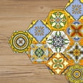 thumbnail image 2 of 10-Pack Removable PVC Floor Stickers, 20x23cm Traditional Tile Design Decals for Walls/Floors/Furniture, Peel & Stick DIY Home Decor, High-Definition Pattern, Easy to Apply & Remove - Style 1, 2 of 6
