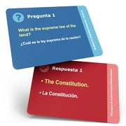 Citizenship Flash Cards: Ciudadania Americana 2024