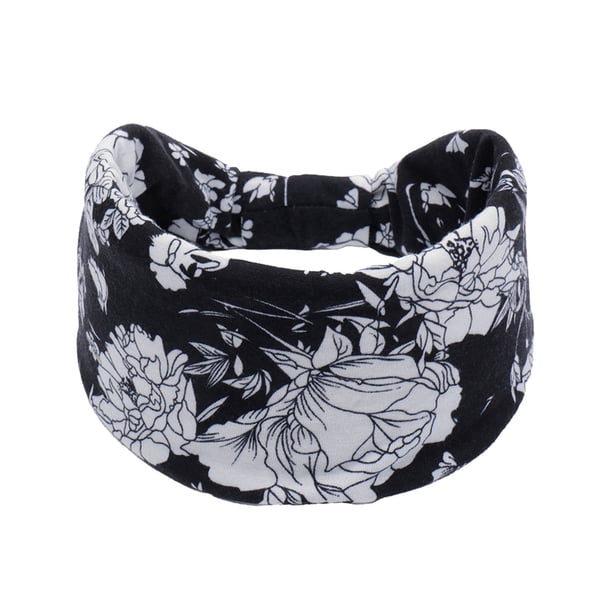 Nueva Diadema Europea y de Yoga Accesorios de Moda para el Cabello Cinta Bohemia de Borde Ancho Antitranspirante Absorbente Pañuelo Elástico para la Cabeza