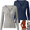 Gray, variant on Fancifize 2PC Women's Ribbed Knit V Neck Shirts Long Sleeve Lightweight Sweater Casual Pullover Tops for Fall Winter XS-XL