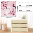 thumbnail image 3 of 6 Pieces of Kitchen Towels 11x11Inch Kitchen Dish Cloths Kitchen Dish Towels Reuseable Cleaning Cloths Cartoon Pink Flowers, 3 of 9