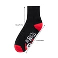 thumbnail image 2 of Christmas Letter Santa Hat Patterned Athletic Socks for Women and Men, 2 of 2
