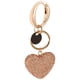 thumbnail image 3 of Llavero de corazón brillante con forma de corazón de cristal de imitación, adorno colgante para mochila o bolso., 3 of 6