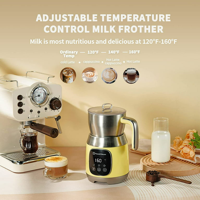 Maestri House 21 Ounce Detachable Smart Touch Digital Milk Frother