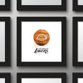 thumbnail image 5 of Gallery Pops NBA Los Angeles Lakers - Drip Basketball Wall Art, Black Framed Version, 12" x 12", 5 of 5