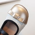 thumbnail image 5 of Viluyesy Girls Princess Dress Shoes - Bowknot Mary Jane Flats Soft Sole Leather School Party Wedding Gold Size 10 M, 5 of 7
