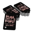 thumbnail image 2 of Inkdotpot Hugs And Kisses From The New Wedding Bottle Tag Real Rose Gold Foil Favor Hang Tags Pack Of 50, 2 of 6