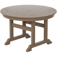 thumbnail image 2 of Portside 5-Piece Round Table Seashell Adirondack Chair Dining Set, 2 of 9