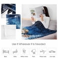 thumbnail image 4 of Cute Snowman Throw Flannel Blanket 40x50In Winter Snowflake Christmas Tree Snow Super Soft Cozy Bed Blanket, Lightweight Plush Fuzzy Bed Throw for Bedroom Sofa Couch Living Room, 4 of 4