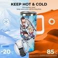 thumbnail image 5 of Ninja Kidz 40 Oz Tumbler With Handle And Straw, Stainless Steel Vacuum Travel Mug, Double Wall Vacuum Insulated Tumbler With Lid, Water Bottle for Gifts Party Office Coffee, 5 of 8