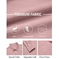 thumbnail image 5 of COOFANDY Long Sleeve Shirts for Men Wrinkle Free Button Up Dress Shirts Casual Stylish Office Shirt, 5 of 6