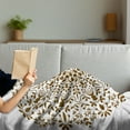 thumbnail image 3 of Mandala Soft Flannel Fleece Blanket, Abstract Art Style Vector Illustration of Mandala Flower on White Background, Cozy Plush for Indoor and Outdoor Use, 70" x 90", Brown and White, by Ambesonne, 3 of 5