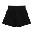 thumbnail image 3 of Tittly Palazzo Pants Shorts for Women Pants Size Lady Solid Summer Loose Plus Pockets Women Casual Shorts Pants Lounge Pants Women Comfy Pants Women Black L, 3 of 3