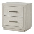 thumbnail image 3 of Furniture of America Sorien Modern Wood 2-Drawer Adult Nightstand, Light Gray, 3 of 7