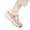 Pink, variant on Ndbuld Womens Shoes Womens Slides Sandals Soft Thick Sole Non-Slip Pillow Sandals Outdoor Fashion Leisure Slope Heel Thick Bottom Baotou Half Slippers Beige