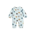 thumbnail image 2 of Biekopu Baby Cartoon Printed Jumpsuit, Long Sleeve Buttoned Long Pants, 2 of 9