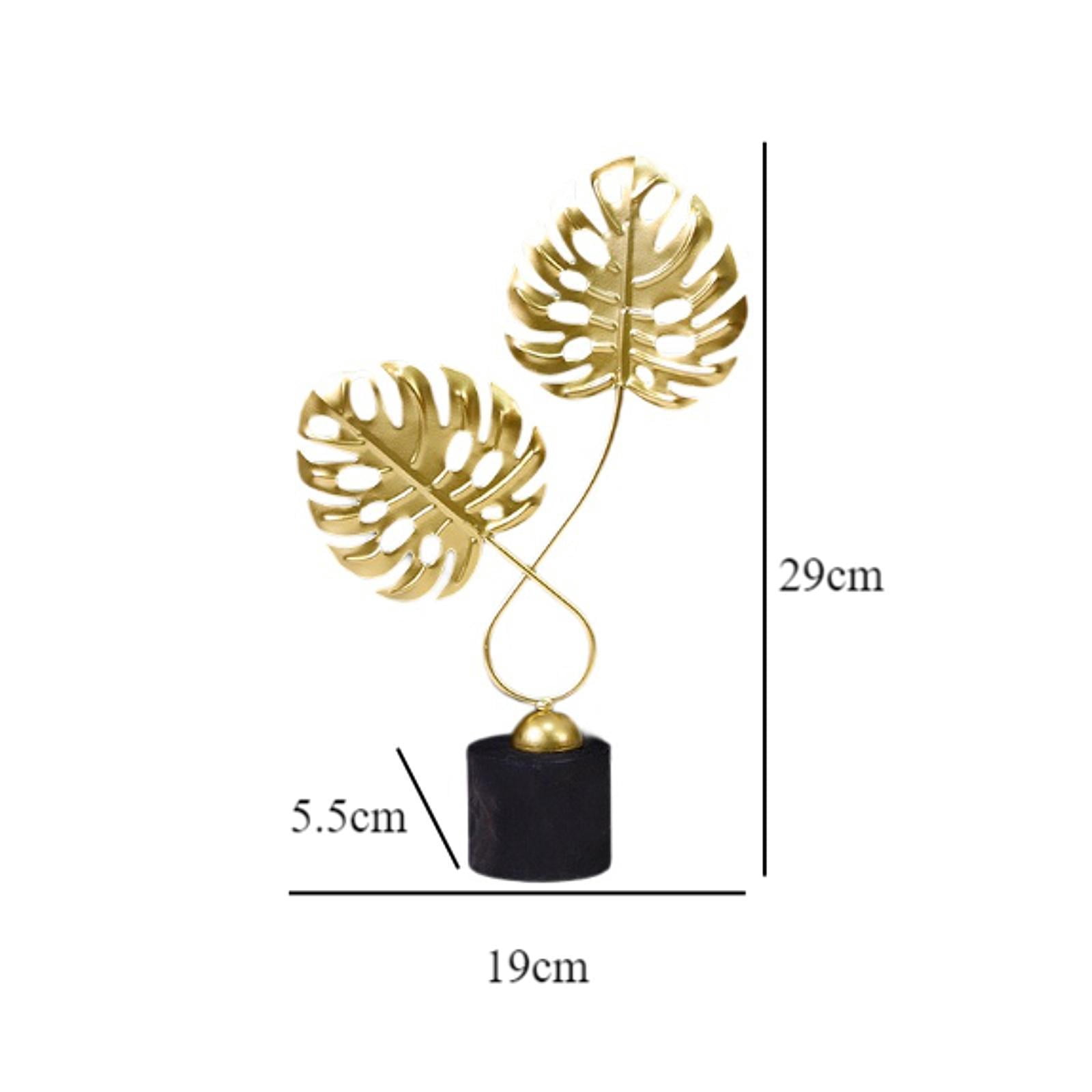 Fiocias Leaf Paper Towel Holder Dispenser Non Slip Vertical Tissue Rack Iron Figurine Statue Artwork Gift Collectible Sculpture Tabletop Ornament for Home Des