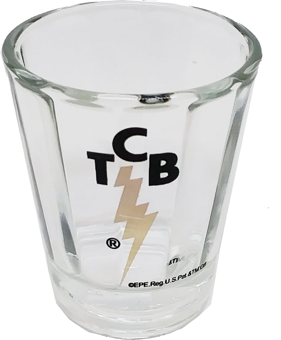 Elvis Presley Collage Shot Glass - Colorful Tribute Glass (2-3 Oz Capacity)