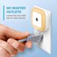 thumbnail image 4 of WABJTAM LED Night Light Plug-in [6 Pack] Smart Dusk to Dawn Sensor, Automatic Night Lights, Suitable for Bedroom, Bathroom, Toilet, Stairs, Kitchen, H, 4 of 5