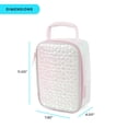 thumbnail image 6 of Arctic Zone Metallic Quilted Upright Insulated Lunch Box, Daisies, 6 of 7