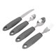 thumbnail image 1 of Juego De Utensilios Adaptables, Vajilla, Cuchillo, Tenedor, Cuchara, Utensilios Adaptables De Acero Inoxidable Con Peso Seguro Y De Goma Antideslizante Para Artritis, 1 of 7